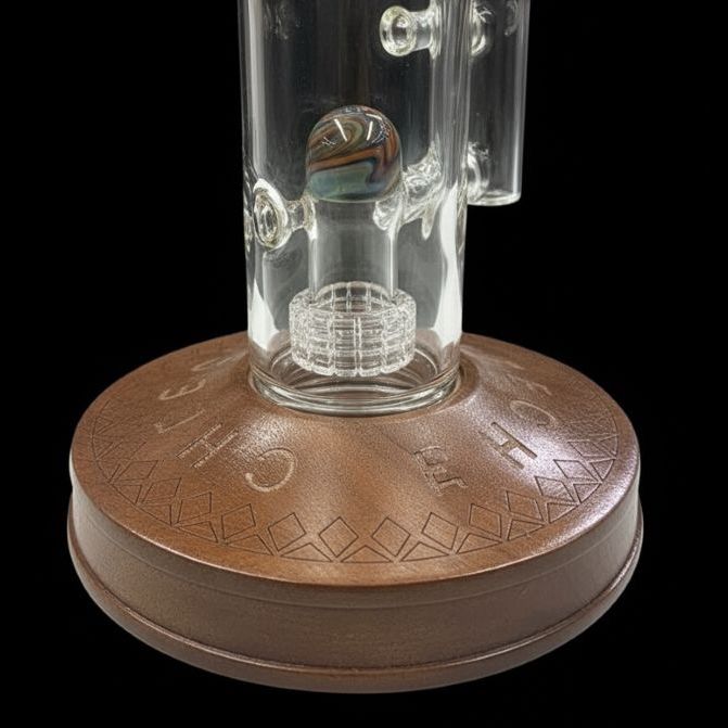 Cheech Glass 15" Double Percolator Bong