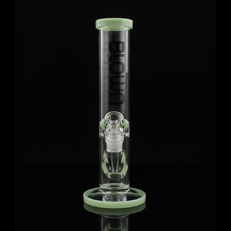 Blown Glass Goods 12" Straight Tube Bong
