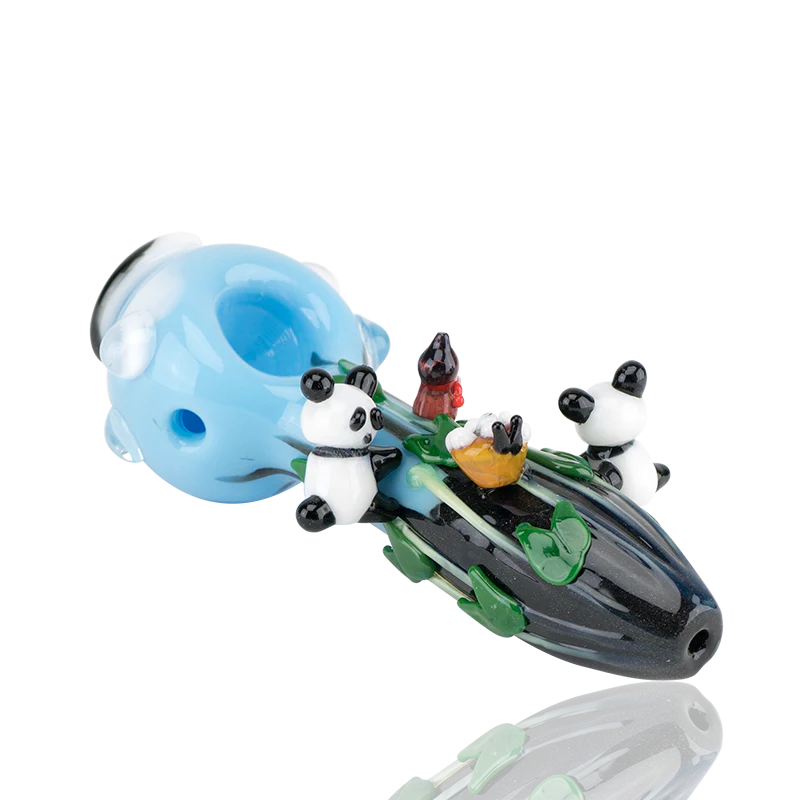 Empire Glassworks Climbing Pandas Spoon Pipe