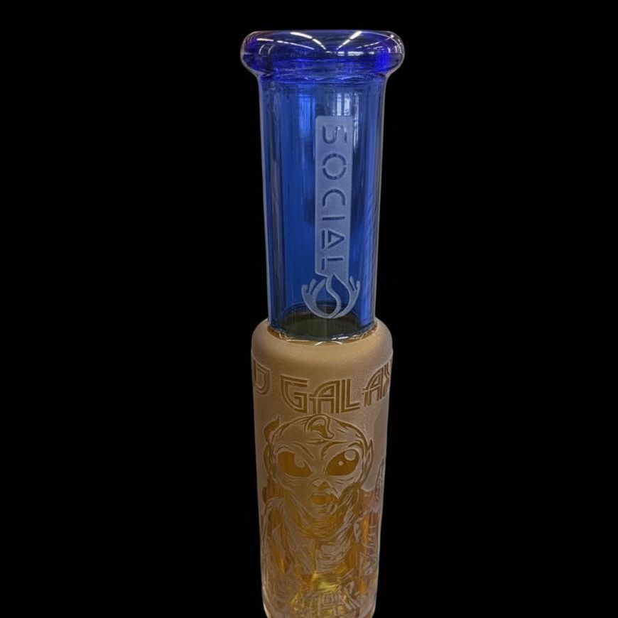 Social Galaxy 16" Straight Tube Bong
