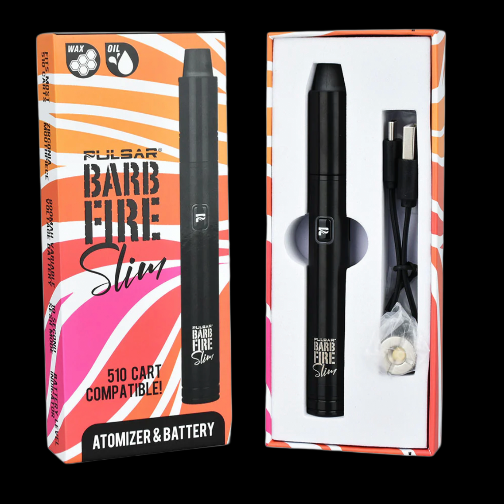 Pulsar Barb Fire Slim Vaporizer & Cartridge Battery