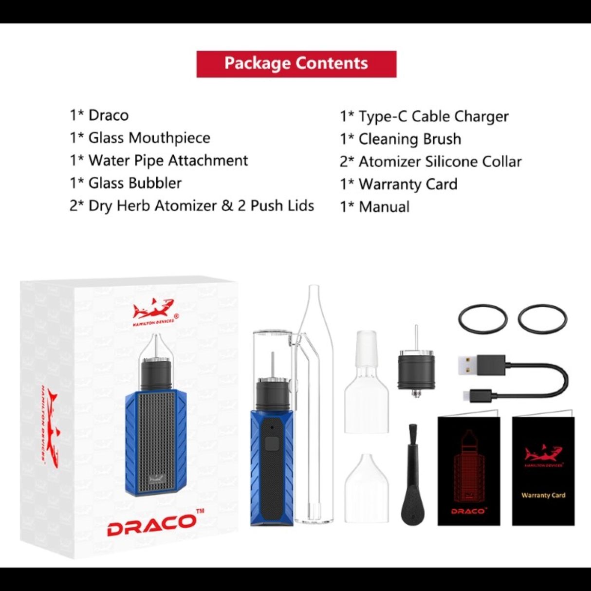 Draco Self-Propelling Dry Herb Vaporizer