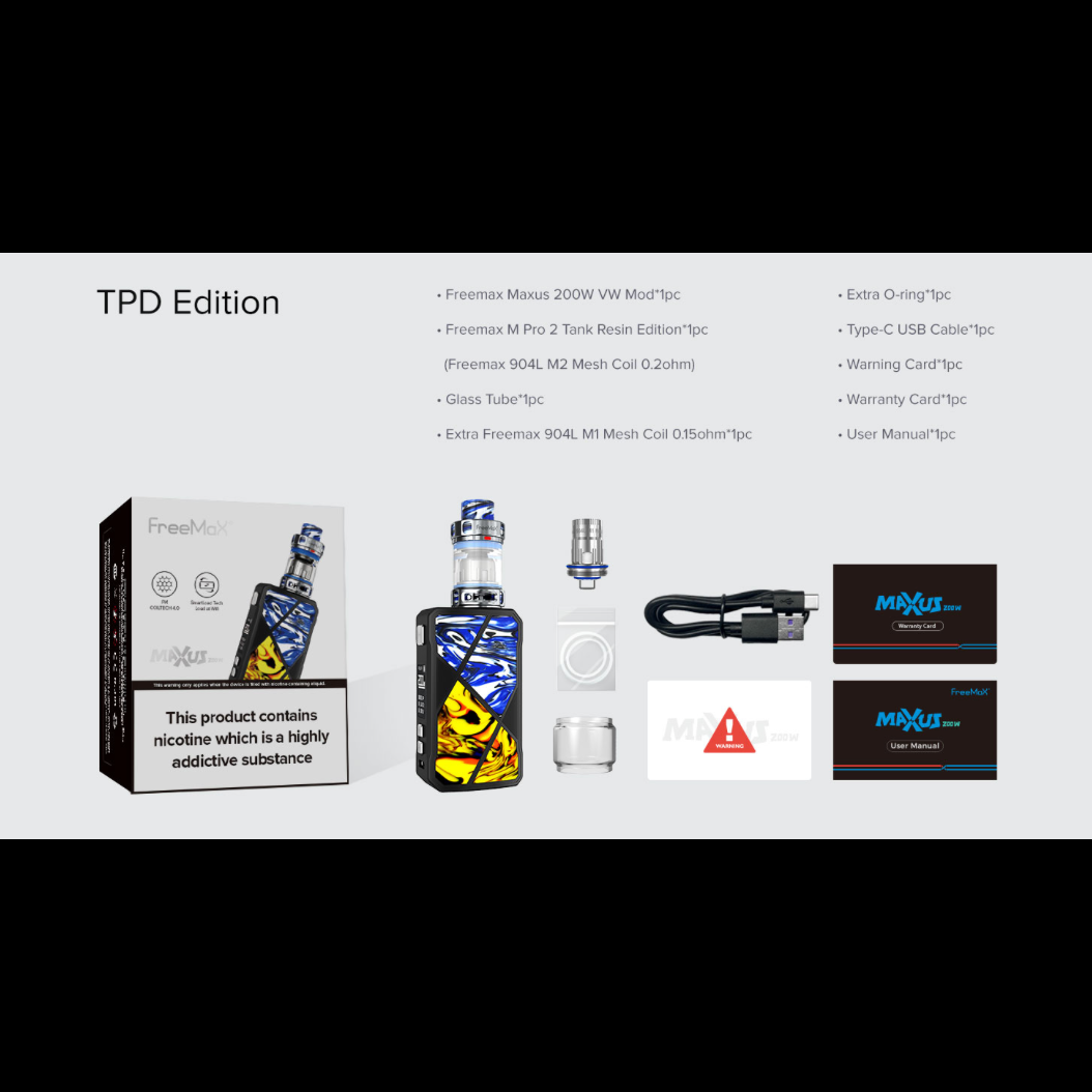 FreeMax Maxus 200W Starter Kit