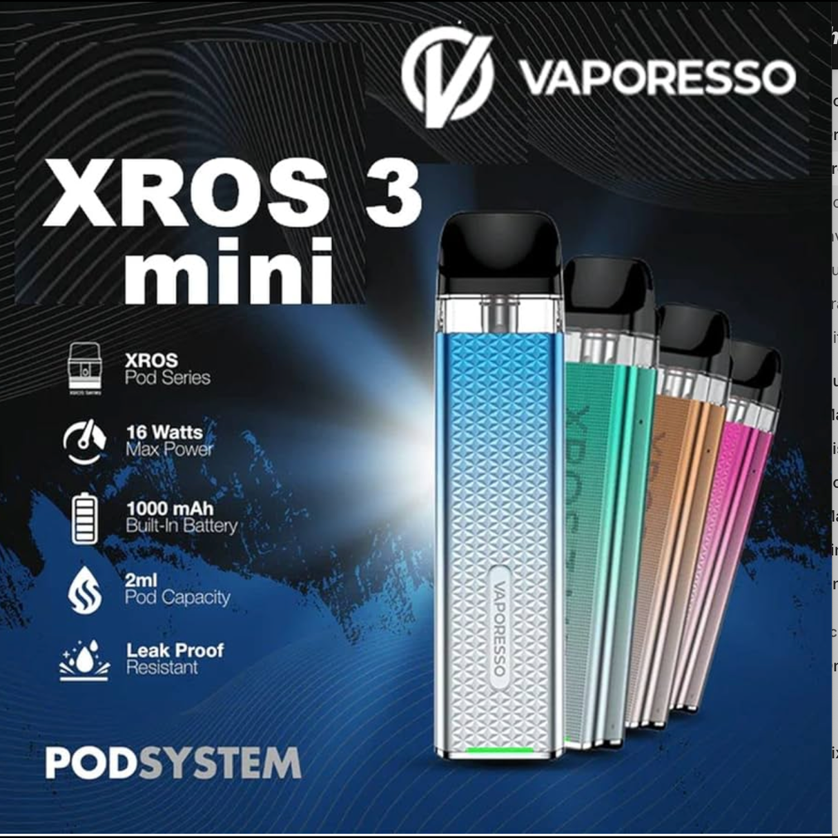 Vaporesso Xros 3 Mini Kit