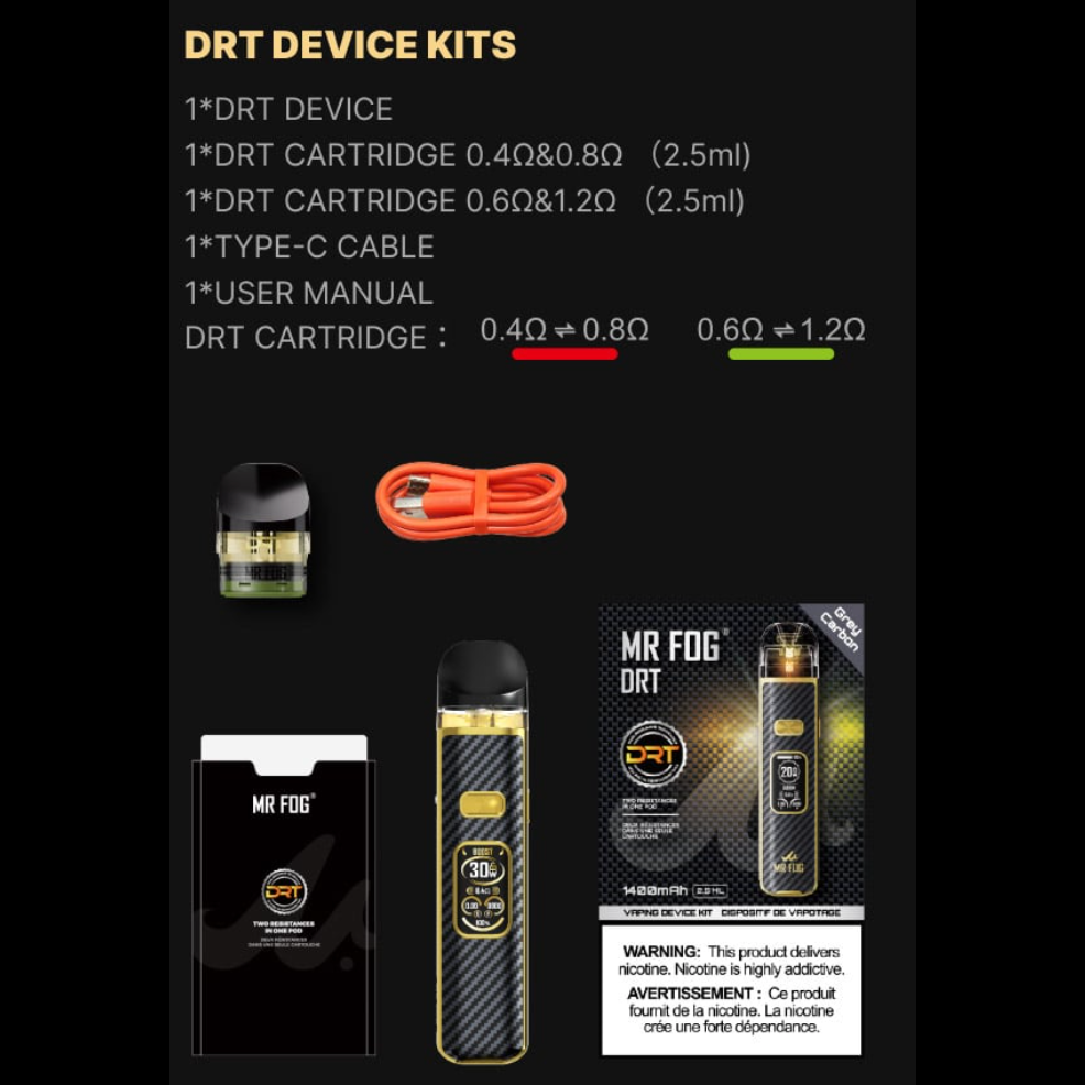 Mr Fog DRT Pod System Kit