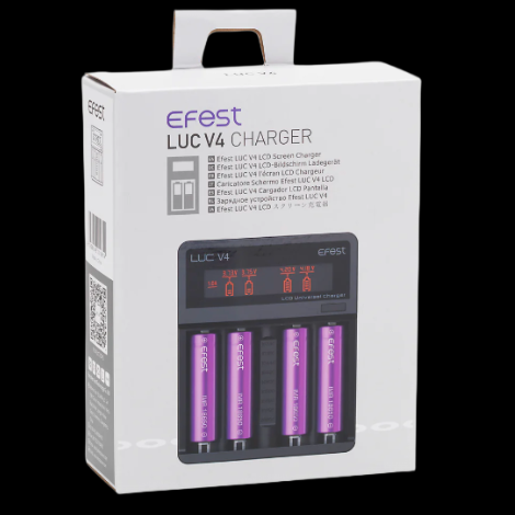 Efest LUC V4 - Quad Slot LCD Battery Charger