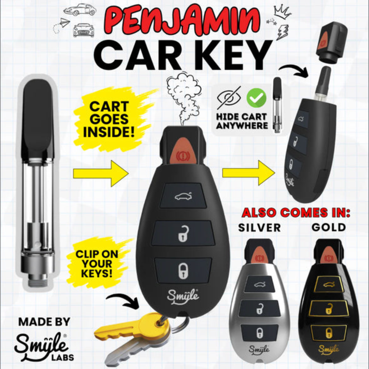 Smyle Car Key Penjamin Battery