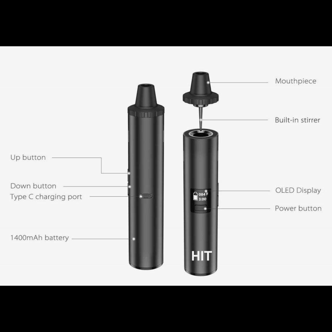 Yocan HIT Dry Herb Vaporizer
