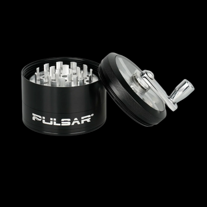 Pulsar Aluminum Crank Grinder 4pc 2.5"