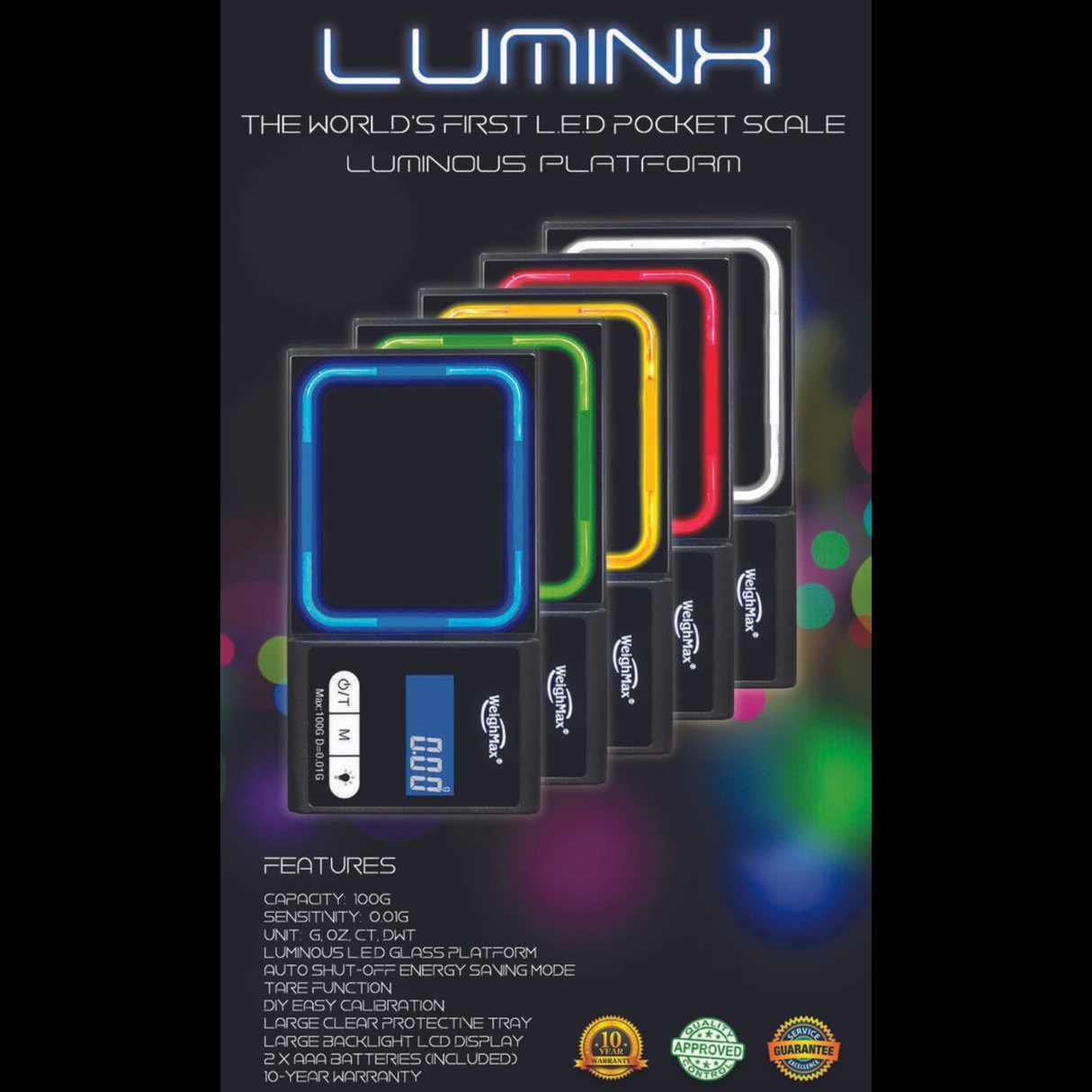 Weighmax Luminx LED Pocket Scale