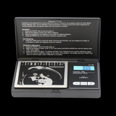 Infyniti Scales – Notorious B.I.G G-Force Pocket Scale