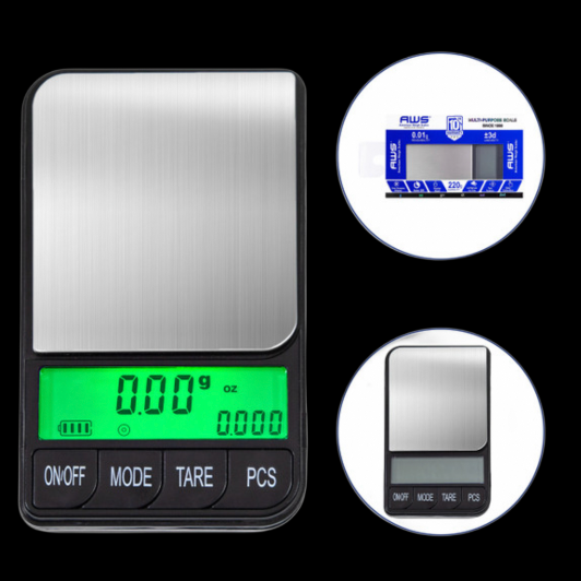 AWS AC Pro-220 Digital Pocket Scale