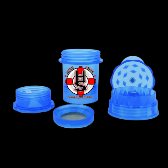 Herb Saver Grinder & Container Mini 1.5" X 2.5"