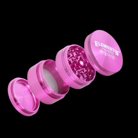 Elements Pink 4 Piece Grinder 2.5"