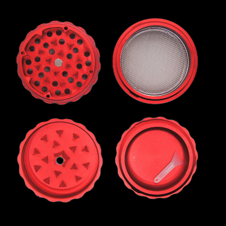 VIKING AXE 2.5" 63mm Aluminum 4 Piece Grinder Ashtray Top