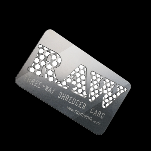 Raw Three Way Shredder Card