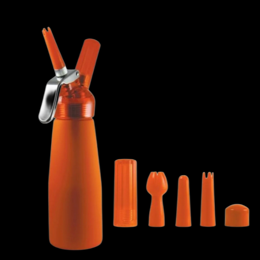 Special Blue 1 Pint Suede Aluminum Cream Dispenser w/ Metal Head