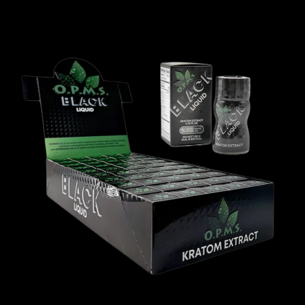 O.P.M.S Black Liquid Kratom Extract Shot 8.8ml