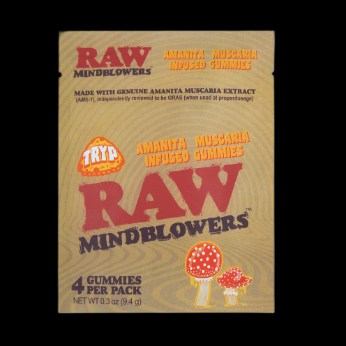 RAW Mindblowers 4600mg Amanita Muscaria Infused Gummies