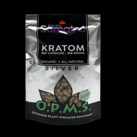 O.P.M.S Red Vein Sumatra Kratom Capsules 480 Count 288g