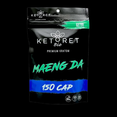 Ketoret Bio Maeng Da Premium Kratom Capsules 150 Count