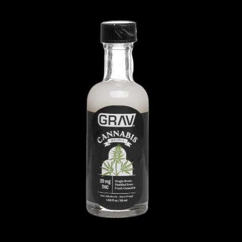 GRAV BLACK LABEL D9 THC SPIRITS - 20MG / 50ML