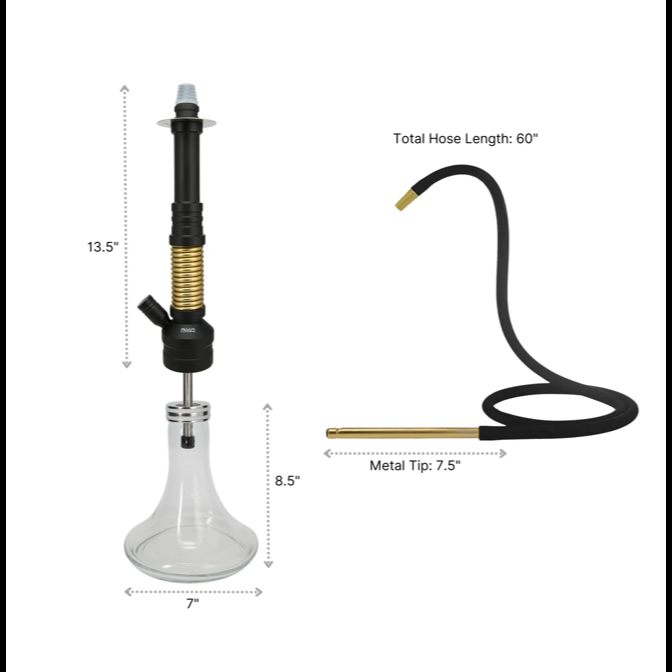 MYA ORO Hookah 23.5" Inch