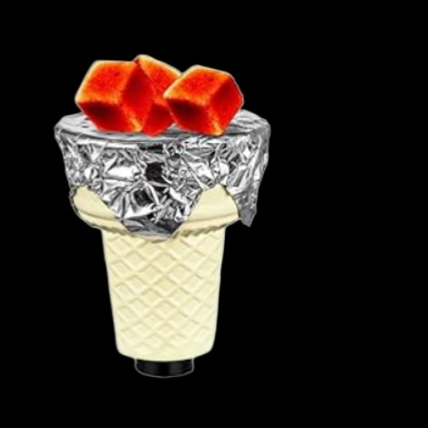 HapyWaer Ice Cream Ceramic Hookah Shisha Bowl