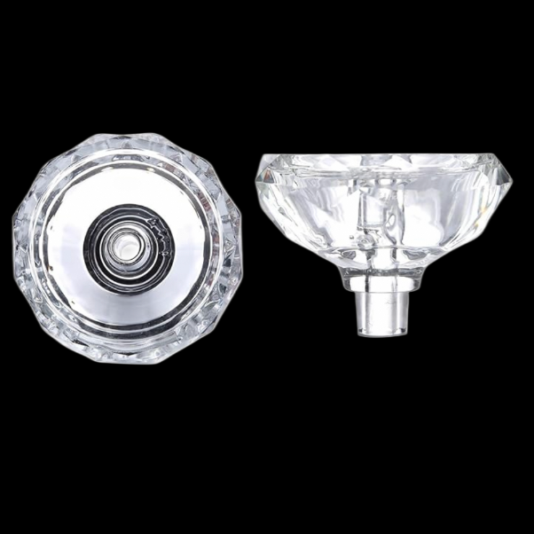 Diamond Shaped Glass Hookah Bowl