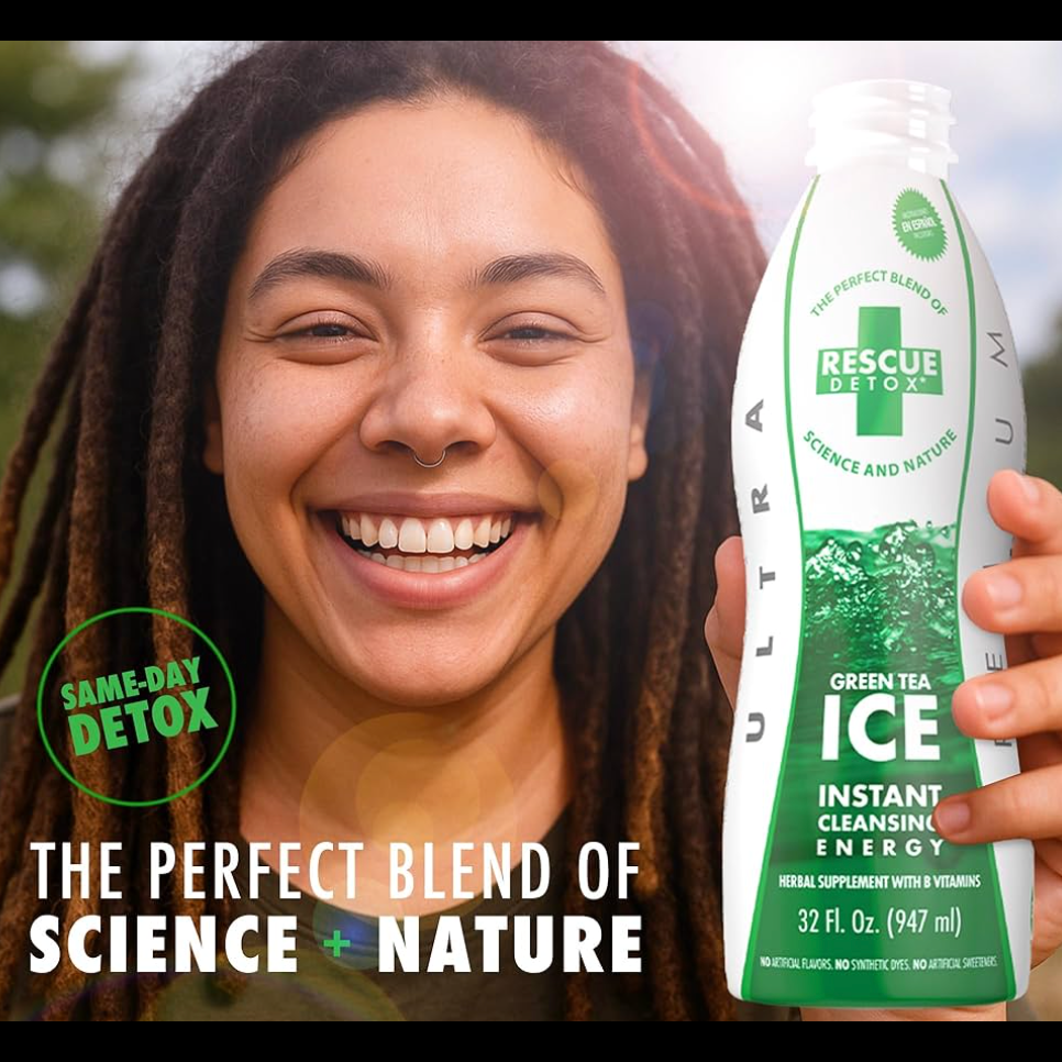 Rescue Detox ICE 32oz - Super Fruit Cleanse for Over 200lbs & High Toxin Levels