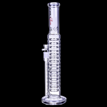 Chill Glass 19" Straight Infinite Disc Bong