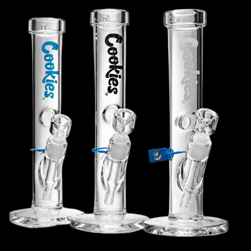 Cookies Glass Original 13.5 " Straight Tube Bong