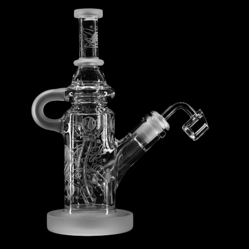 Milkyway Glass 9" Tall Space Odyssey Recycler Dab Rig
