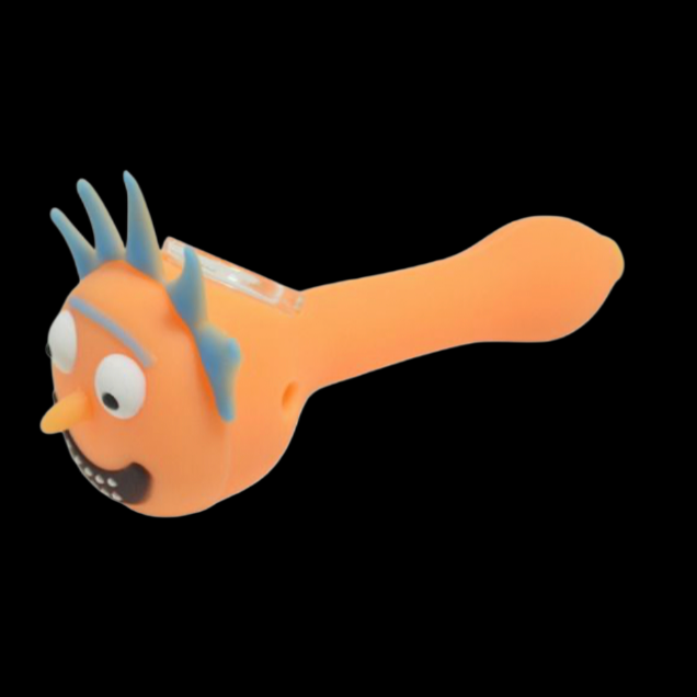 Rick Morty Silicone Hand Pipe