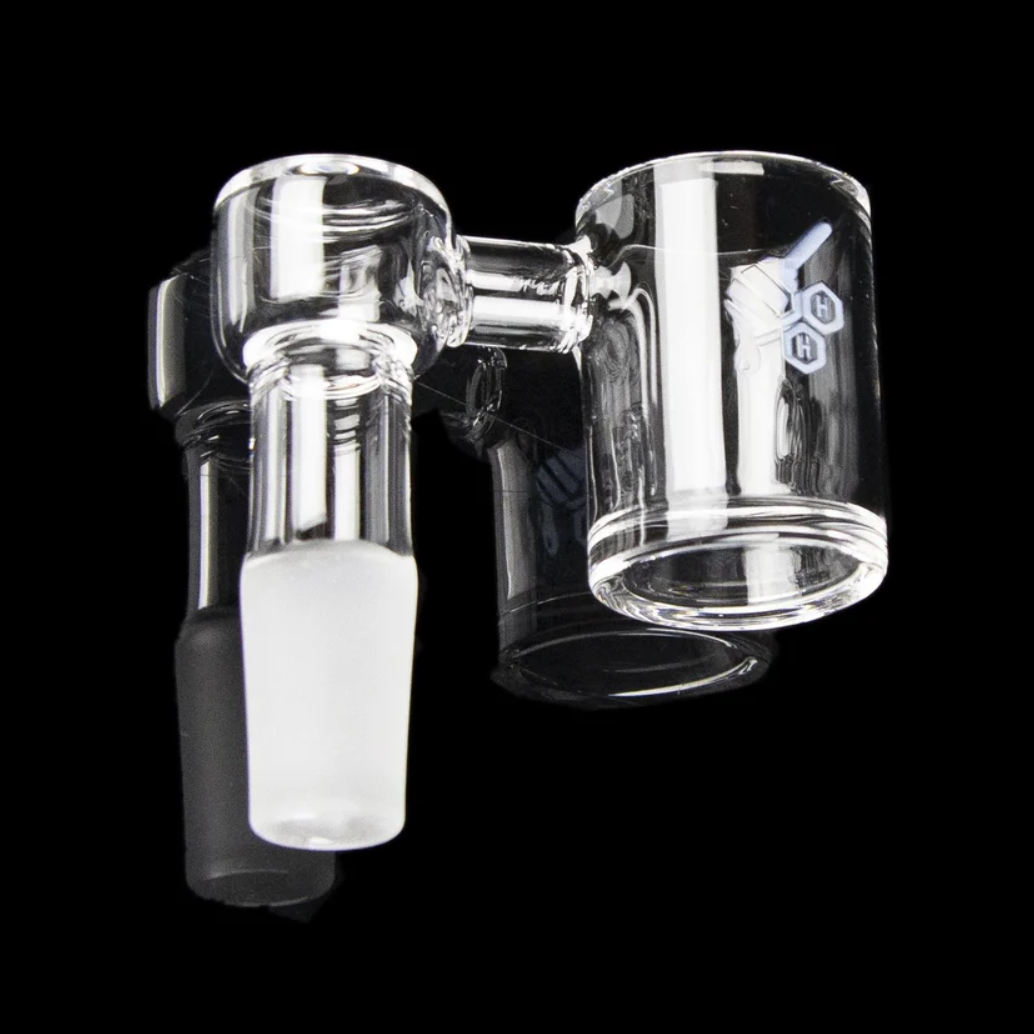 Honeybee Herb 90 Degree Original Bevel Sidecar Quartz Banger