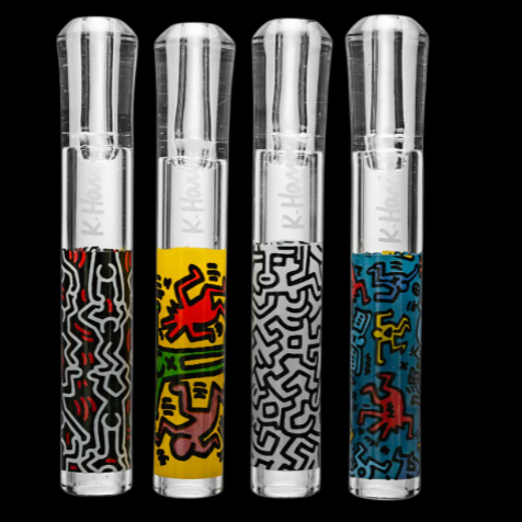 Keith Haring Taster Chillum Pipe
