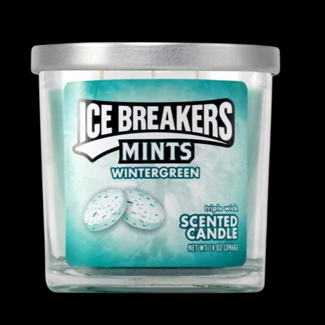 Ice Breakers Mints Wintergreen Scented Candle 14oz