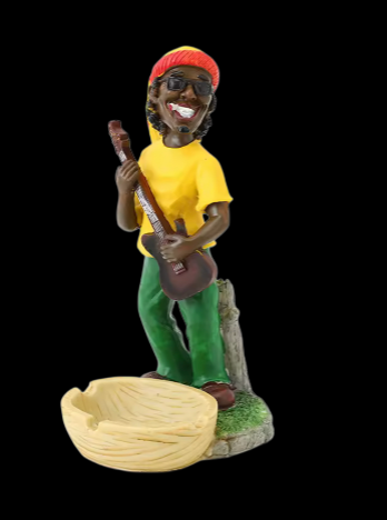 Jamaican Rasta Man Ash Tray