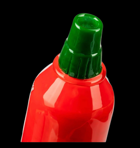 Empire Glassworks Sriracha Bottle Puffco Peak Glass Attachment