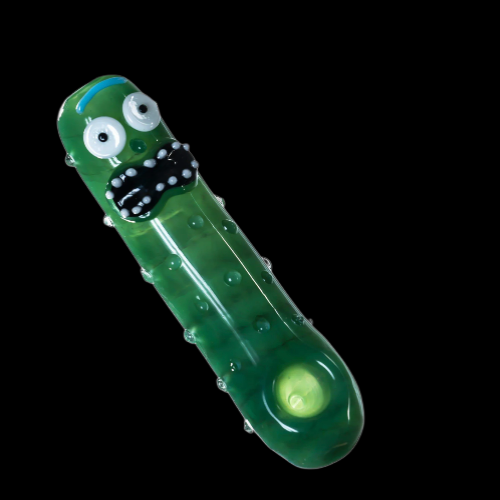 Empire Glassworks Pickle Rick Hand Pipe
