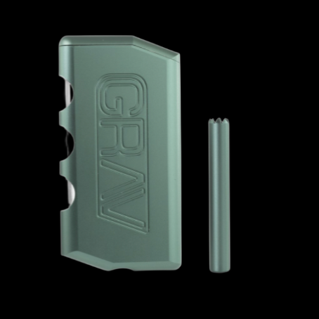 GRAV Aluminum Dugout Set – Portable One-Hitter Grinder & Storage Kit
