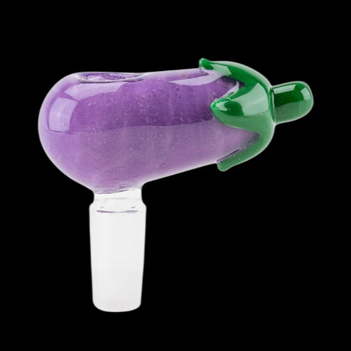 Empire Glassworks Eggplant Bowl Piece