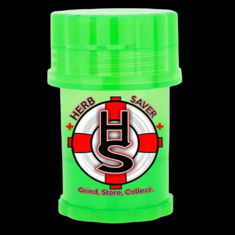 Herb Saver Grinder & Container Mini 1.5" X 2.5"