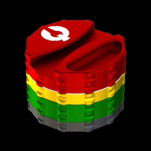 Phoenician Grinders Large 4 pc W/ Paper Holder & Ashtray