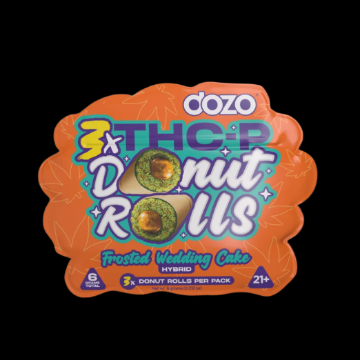 Dozo THC-P Donut Rolls - 3 count