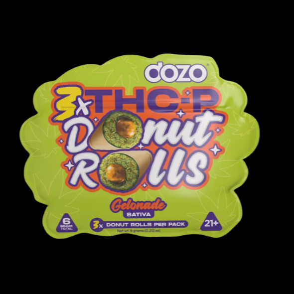 Dozo THC-P Donut Rolls - 3 count