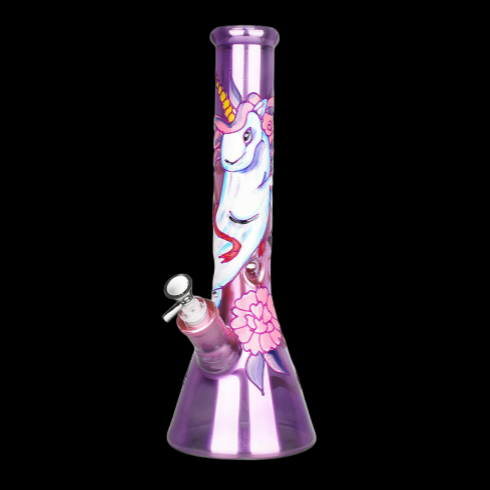 Glow In The Dark 13.5" Unicorn Bong