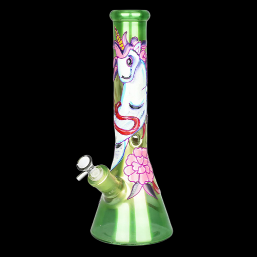 Glow In The Dark 13.5" Unicorn Bong