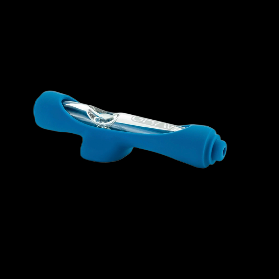 Grav Mini Steamroller With Silicone Skin Hand Pipe