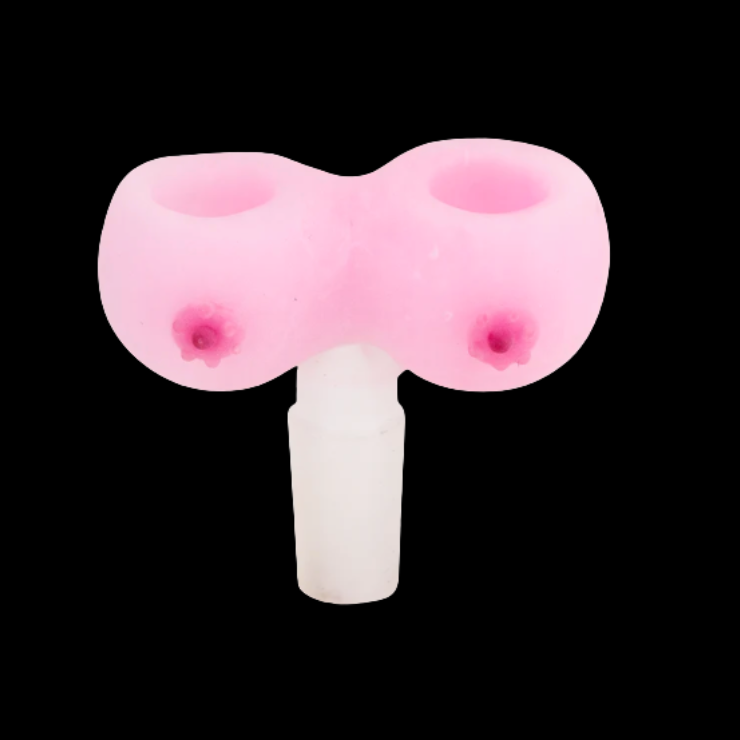 Empire Glassworks Boobies Double Bowl (14mm Male)